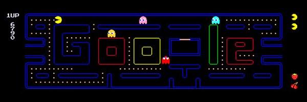 26. 2010 - İnteraktif Google Oyunlarından Pacman