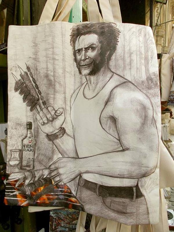 5. "Ben Mevlana değilim adam ol da gel" sloganlı Wolverine Ocakbaşı