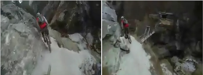Canlarına Susamış 2 Bisikletçinin Uçurumun Kenarındaki Adrenalin Dolu Yolculuğu
