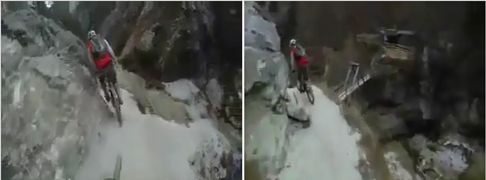Canlarına Susamış 2 Bisikletçinin Uçurumun Kenarındaki Adrenalin Dolu Yolculuğu