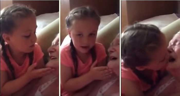 Bunayan Büyükannesine 'You Are My Sunshine' Şarkısı Söyleyen Duygusal Kız