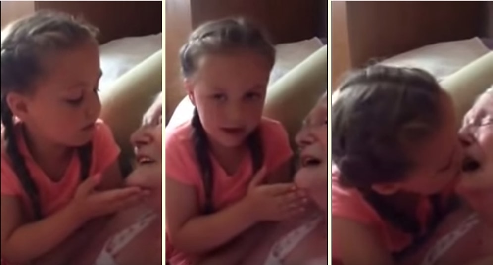 Bunayan Büyükannesine 'You Are My Sunshine' Şarkısı Söyleyen Duygusal Kız