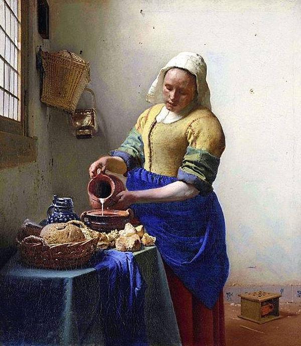 13.  Süt Boşaltan Kadın (1658-1660)