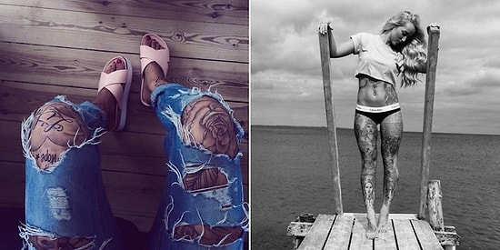 19 модных татуировок на ногах, которые обязательно вам понравятся