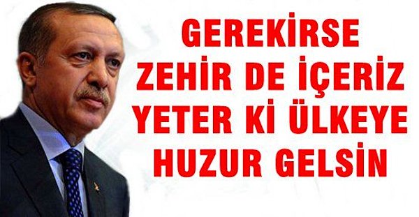 Çözüm için zehir içilen günlerden