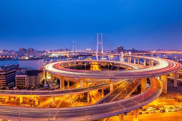 7. Nanpu Köprüsü: Şanghay, Çin