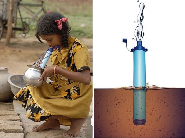 Kirli Suyu 1 Dakika İçinde Temizleyerek İçilecek Hale Getiren Müthiş Buluş: LifeStraw