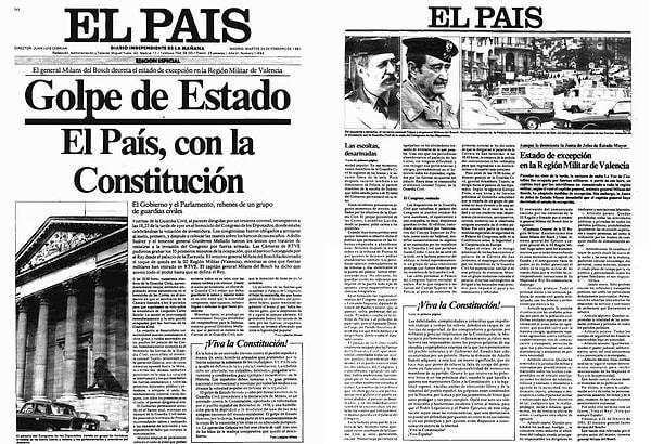 İlk olarak 1981'de İspanya parlamentosunda patlayan silahlar, dünyayı "sessiz yürüyüş" ile tanıştırdı.
