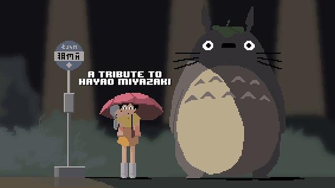 Hayao Miyazaki'nin Filmlerinden Unutulmaz Karakterlerin 8 Bit Versiyonu