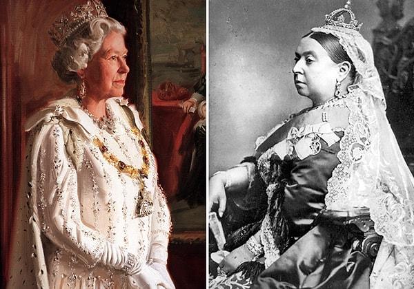 7. İngilizce dışında sadece Fransızca bilen Kraliçe Elizabeth 162 cm boya sahipken, Almanca, Hintçe ve Fransızca bilen Kraliçe Victoria 152 cm boyundaydı.