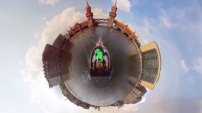 Zekice Hazırlanan 360 Derece Görüntüleri ile Berlin Gezegeni