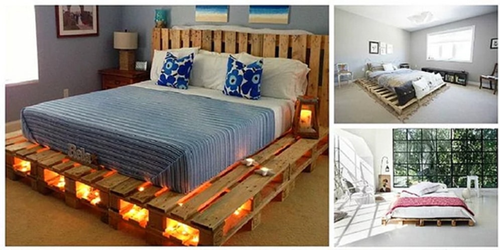 Yatak, Koltuk, Masa ve Daha Fazlası: Palet Kullanarak Yapabileceğiniz Harika 41 Şey