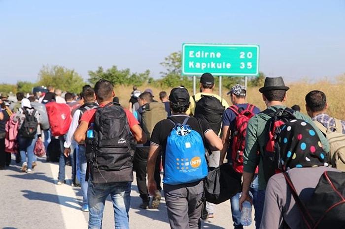 TEM'de Mülteci Seli: Suriyeliler Edirne'ye Akın Etti