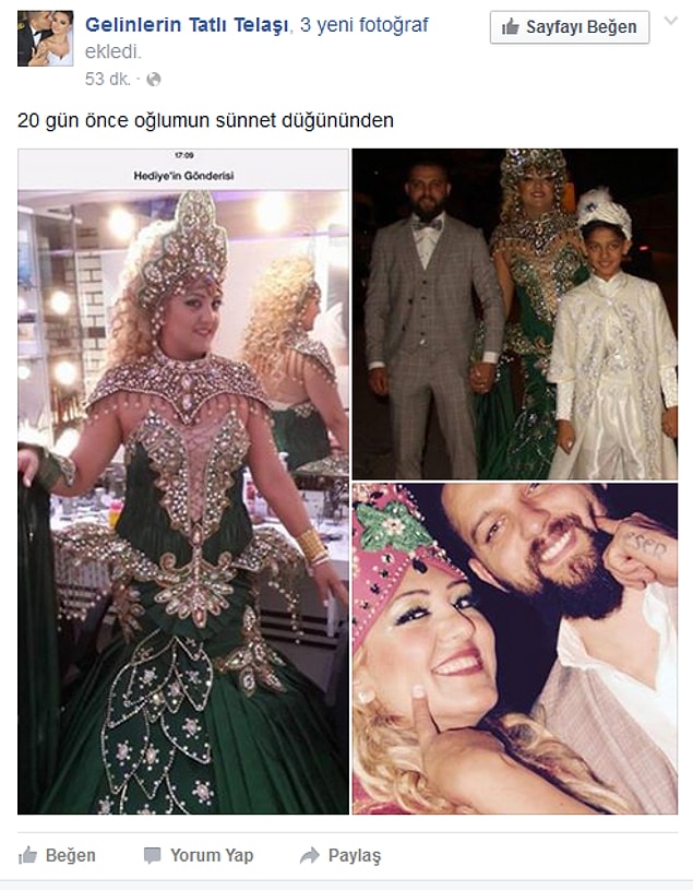 7. Ablam sünnette böyleysen çocuğunun düğününde bi Bülent Ersoy'un kapısını çalmanda fayda var