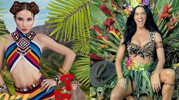 11. 'Bangır Bangır'ın klibi Katy Perry'nin 'Roar'ına benzetildi ama burada sanki biraz haksızlık yapıldı.