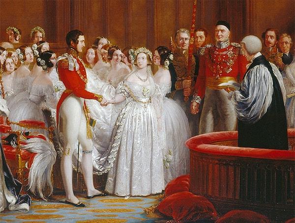 10. Kraliçe Victoria’nın düğününden önceki zamanlarda beyaz renk geleneksel yas rengiydi.