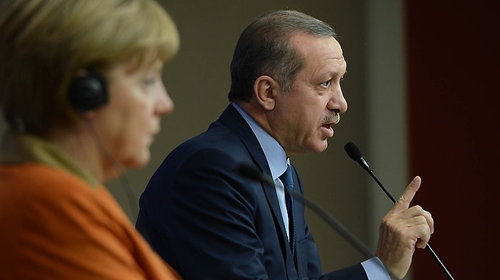 Erdoğan, Merkel ile Görüştü