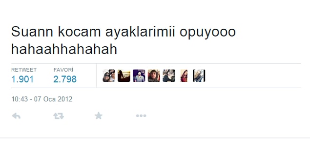 1. Evet zor bir tweetle başlıyoruz. ''Böyle kocalar nerede?'' diyen kadınların sesinin duyar gibi oluyorum.