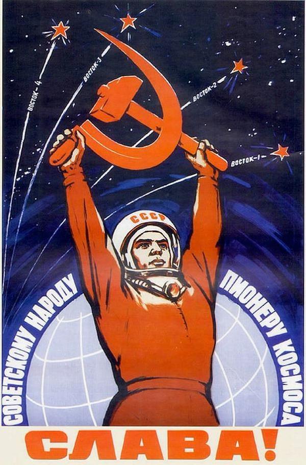 5. "Şanlar olsun Sovyet halkı, uzayın önderleri!"
