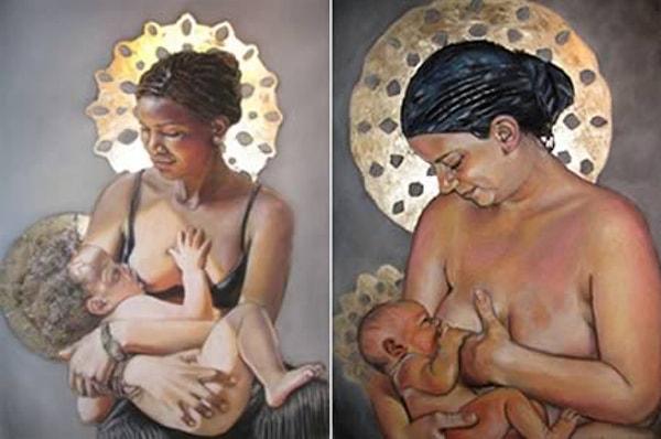 9. Vatikan’ın bile bebek İsa’ya bakan yarı giyinik Meryem Ana resimleriyle artık problemi yok.