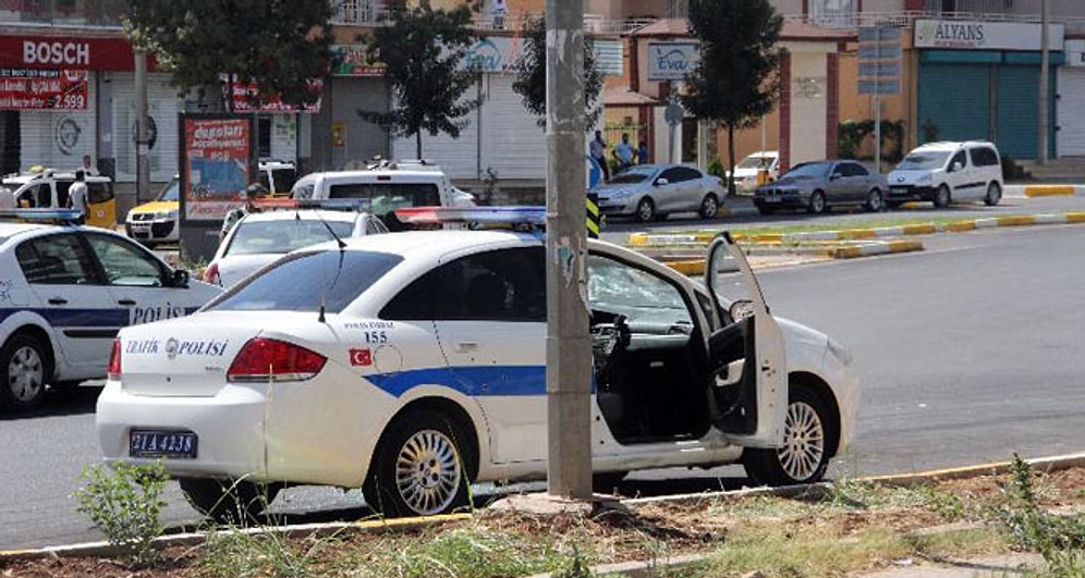 Silvan'da PKK'lılar 1 Polisi Yaraladı