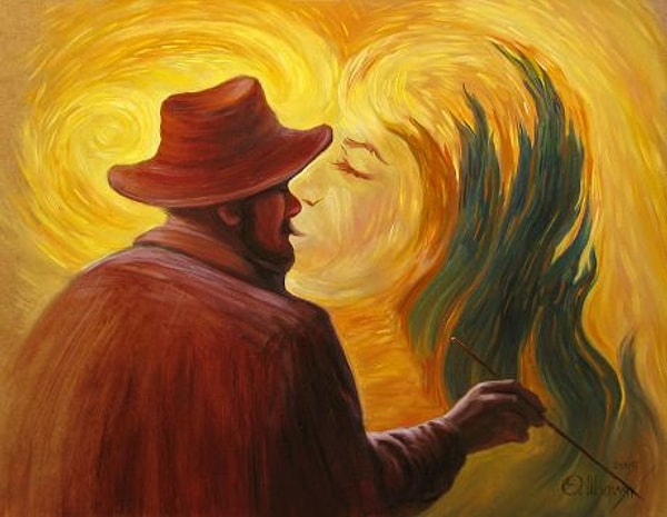 23. "Художник, влюбленный в искусство"