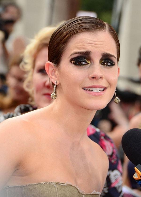 15. Hatta bakın moda ikonumuz Emma Watson Panda Eye'ı uygulamaya başlamış bile!