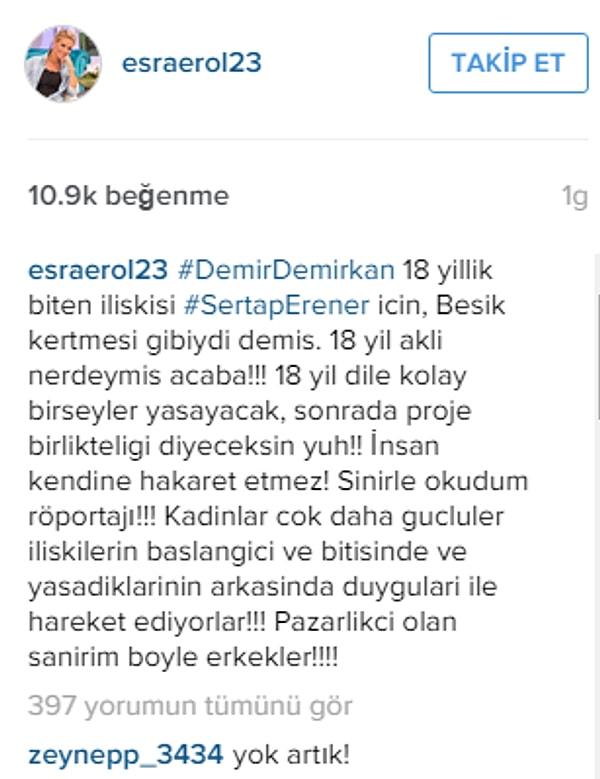 Önce Esra Erol, instagram hesabından isyan etti: "18 yıldır aklı neredeymiş!!!"