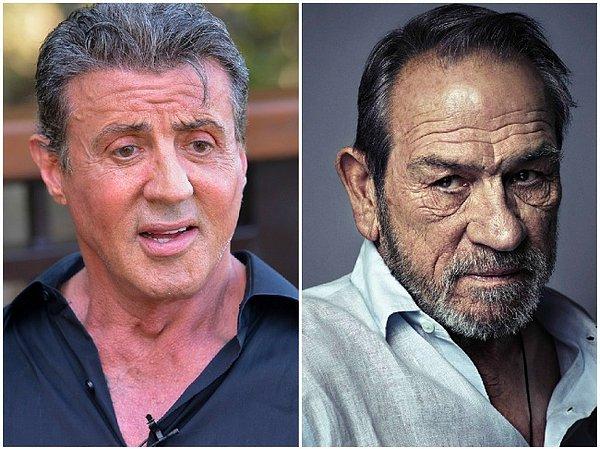 4. Sylvester Stallone ve Tommy Lee Jones — İkisi de 68 yaşında.