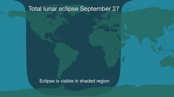 7. 27 Eylül'de Kuzey ve Güney Amerika’dan, 28 Eylül'de ise Avrupa ve Afrika'dan gözlemlenebilecek.