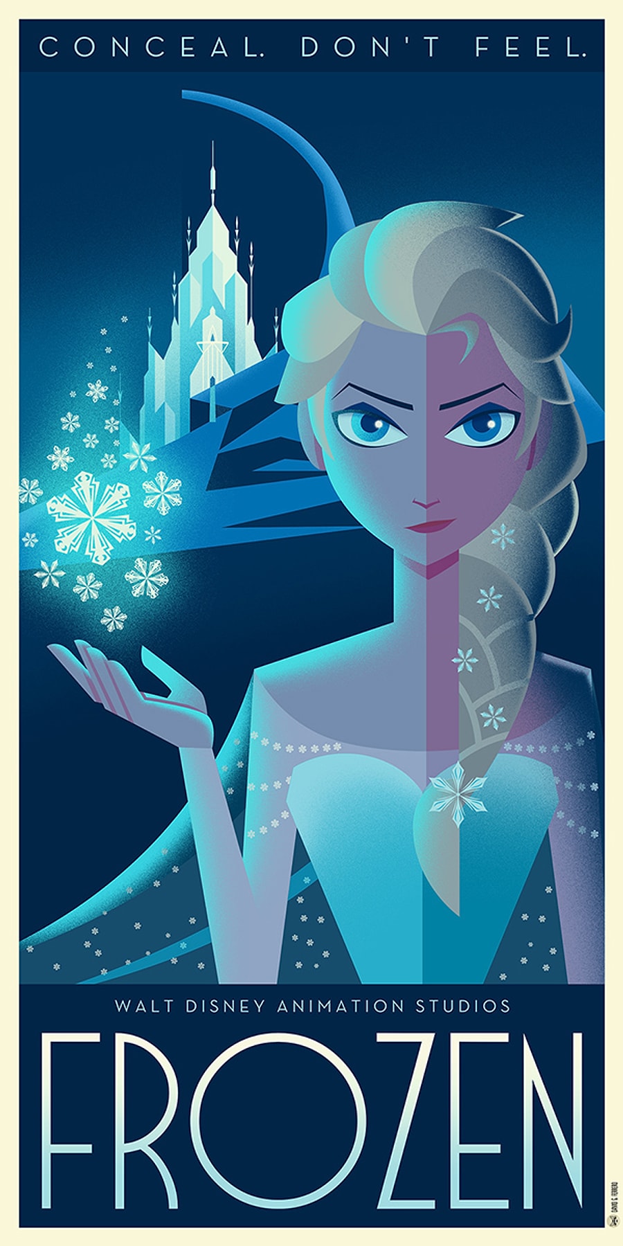 Art Deco Sanat Akimiyla Yeniden Tasarlanan 12 Disney Film Posteri Onedio Com