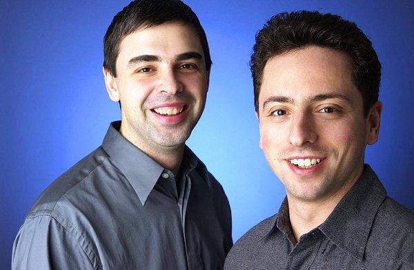 1. Larry Page ve Sergey Brin Stanford'da tanışırlar. (1995)