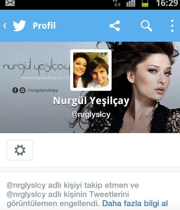 7. Tepki gösteren Twitter kullanıcılarının birçoğu ise Nurgül Yeşilçay tarafından bloklandığını ifade etti.
