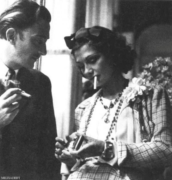 1. Salvador Dali and Coco Chanel