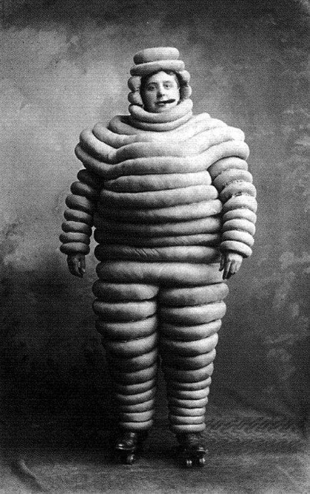 32. Early Michelin man, 1910