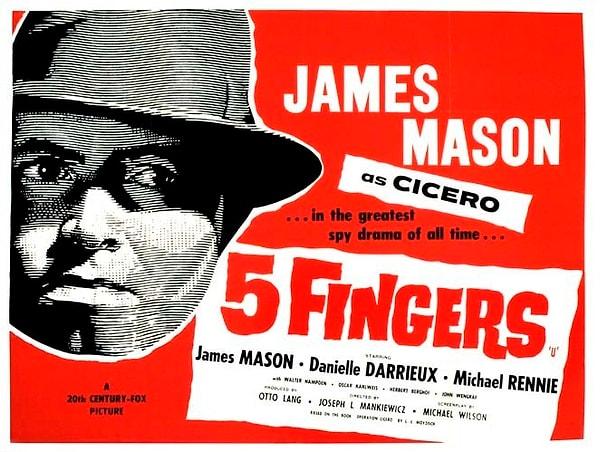 16. Anılarını yazdığı 'Ben Cicero'yum' kitabı ise 1951 yılında Joseph L. Mankiewicz'in yönetmenliğinde '5 Fingers' adıyla sinemaya uyarlandı. 5 Fingers filminin neredeyse tamamı Ankara ve İstanbul'da çekilmiş. Büyük bir bölüm ise tabiki Ankara'da geçiyor.