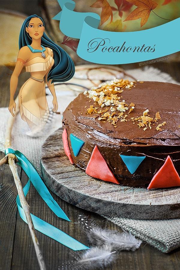 11. Gizemli, göz alıcı "Pocahontas" pastası.