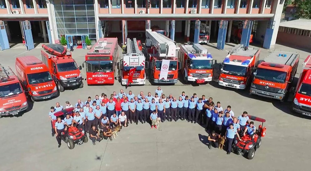 ABB İtfaiyecilerinden Klip: 'Yangın Olur Biz Yangına Gideriz'