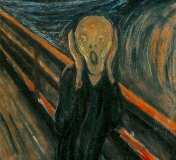 17. Burak Yılmaz - The Scream (Edvard Munch)
