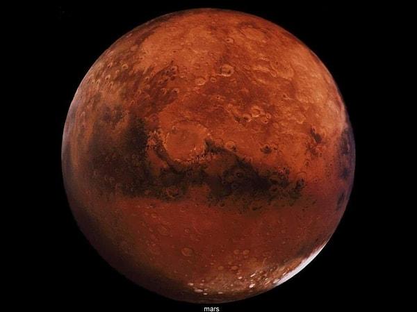 7. 1784'te Sir William Herschel, Mars yüzeyindeki koyu alanların okyanus, açık renkli alanların ise karalar olduğu yönünde bir fikir ortaya attı.