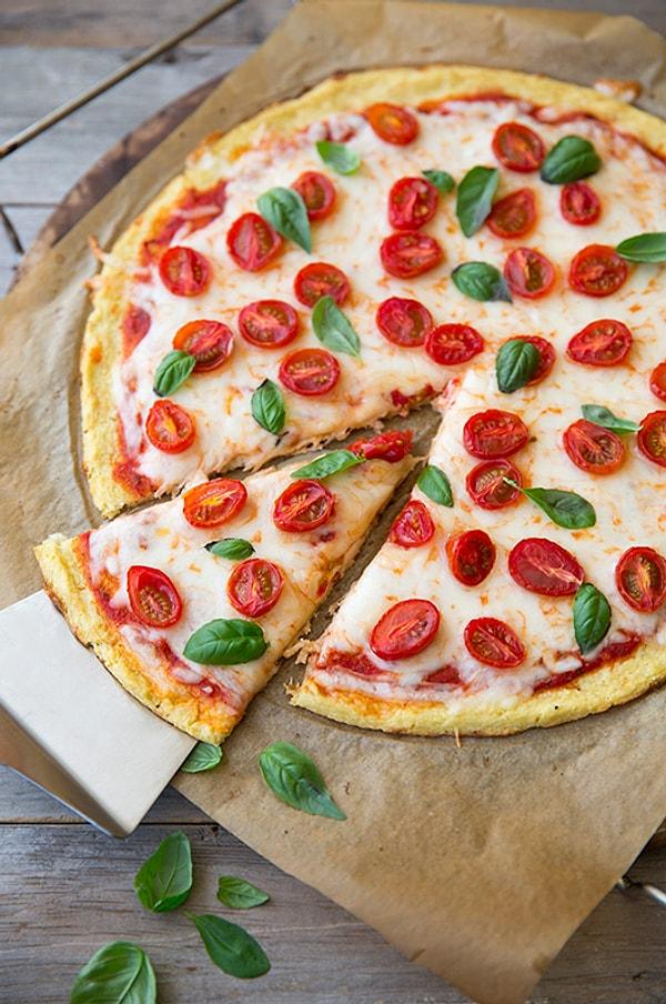13. Vee efsane lezzetlerin birleşimi: Karnabahar Pizza!