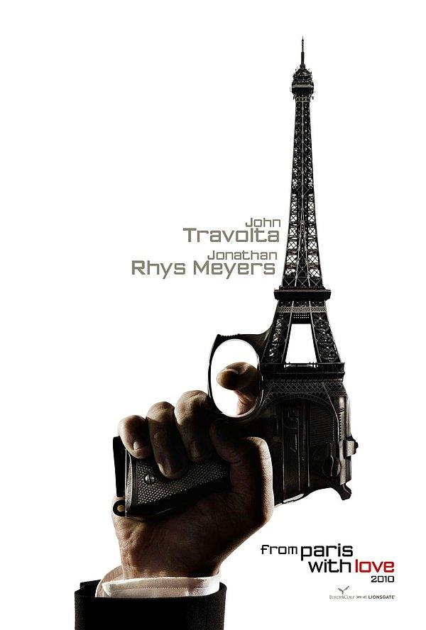 7. Paris'te geçen aksiyon ve gerilim dolu bir suç öyküsünü aktaran Paris'ten Sevgilerle filminin afişi.