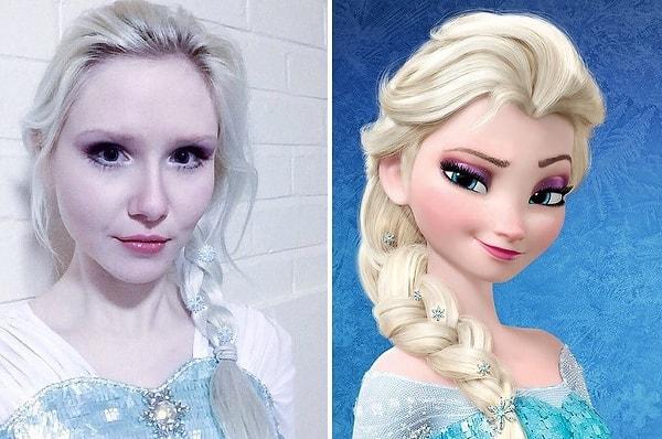 Onu Frozen'dan Elsa'ya benzetenlerin sayısı oldukça fazla.