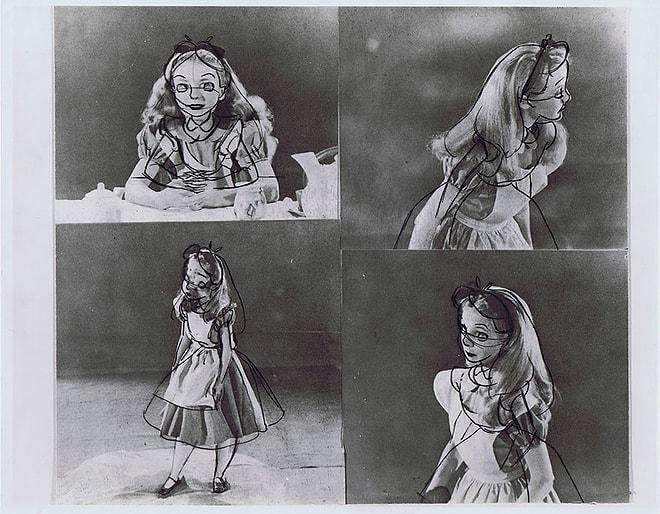 Bu Eski Fotoğraflar, Alice Harikalar Diyarında'yı Çizen Disney Animatörünün Gerçek Bir Model Kullandığını Kanıtlıyor!