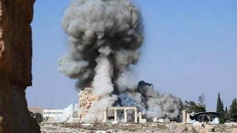 IŞİD Palmira'daki Tarihi Kemeri Havaya Uçurdu