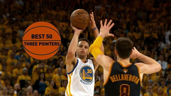 NBA'de 2015 Yılında Atılmış En İyi 50 Üç Sayılık Basket