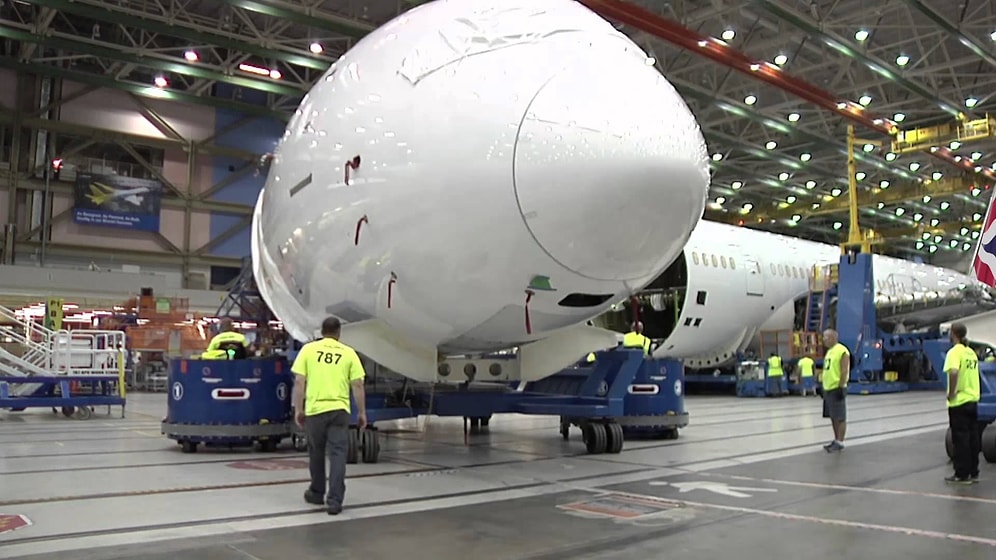 Boeing 787-9 Dreamliner'ın Başından Sonuna Üretimi