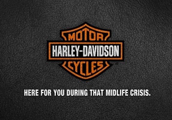 Harley Davidson: Orta yaş kriziniz için var.