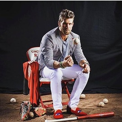 Bryce Harper da undercut severlerden.