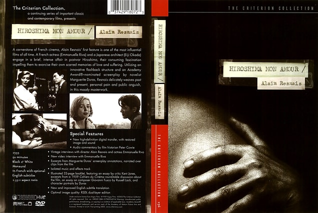 8. Hiroşima Sevgilim / Hiroshima mon amour (1959)